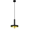 Image de Faro Whizz - Plafonnier Ã 1 Ampoule Dome Noir, Or, E27