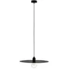 Image de Faro Plat - Suspension À 1 Ampoule En Forme De Dôme Noir, E27