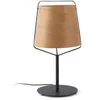 Image de Faro Stood - Lampe De Table 1 LumiÃ¨re Noire, Bois, E27