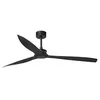 Image de Faro Just Fan - Ventilateur De Plafond Noir Mat 3 Pales Avec Moteur Dc 178cm