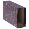 Image de Boîte pour classeur 1/4 oblong Jaspée Noire