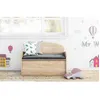 Image de Banc coffre de rangement en pin brut 78 litres