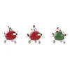 Image de DÃ©coration de NoÃ«l - DKD Home Decor - Renne en mÃ©tal - 19 x 14 x 13 cm - Lot de 3 - Multicolore