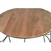Image de Table Basse En Manguier Et Détails En Métal