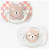 Image de Lot de 2 sucettes avec tétine symétrique SX Pro Night&Day rose 1