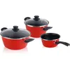 Image de Magefesa grana batterie de casserole en acier rouge 24 cm