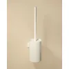 Image de COSMIC Architect Sp Brosse de Toilette avec Design Circulaire et Minimaliste. Porte-brosse Mural pour WC. Accessoire pour Salle de Bain FabriquÃ© en MÃ©tal de Couleur Blanche Mate