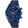 Image de Lotus Lotus Montre Homme Chrono Acier Cuir Bleu 18681/2