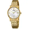 Image de Montre Femme Festina DorÃ©e Fond Blanc Dateur