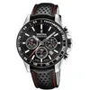Image de Festina Festina Chrono Timeless Montre Homme Acier Cuir Noir F20561/4
