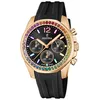 Image de Festina Festina Boyfriend Montre Chronographe Femme Acier Doré Rose Silicone Noir F20611/3