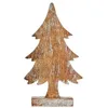 Image de sapin de noÃ«l marron 5 x 31 x 15 cm argentÃ© bois