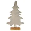 Image de sapin de noÃ«l 6 x 25,5 x 16 cm argentÃ© mÃ©tal