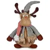 Image de renne de noÃ«l gris marron 15 x 43 x 19 cm
