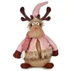 Image de renne de noÃ«l rose marron 15 x 43 x 19 cm