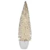 Image de sapin de noÃ«l grand 10 x 38 x 10 cm blanc plastique