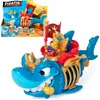 Image de Figurine Roi Requin - MAGICBOX - Piratix - Capitaine Hermitt Inclus - Trésor d'Or - Multicolore