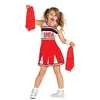 Image de déguisement pompom girl zombie enfant - 10/12 ans - rouge - guirca 87357
