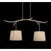 Image de Suspension Sabina Ã Abat-Jour En Tissu, 2 Lampes