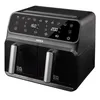 Image de JOCCA 8435253576606 friteuse Double 8 L Autonome 1700 W Friteuse d'air chaud Noir