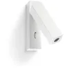 Image de Leds-C4 Grok - Lampe De Lecture Murale À 1 Lumière Led Pour Intérieur, Blanc