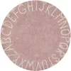 Image de Lorena Canals - Tapis Lavable Rond Abc - 150 Cm  - Rose