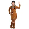 Image de déguisement indienne fille - 7/9 ans - marron - unimasa 203390