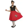 Image de Déguisement Rock And Roll Fille 5/6 Ans Rouge 203878 Unimasa 5/6 ANS - 203878 Unimasa