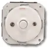 Image de FONTINI Fontini - Interrupteur bouton poussoir Garby blanc 10A Ã64,5 mm  - Blanc