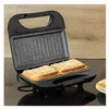 Image de Cecotec Rock'nToast Square - Croque-monsieur - 750 Watt - acier inoxydable