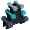 Image de Lot De 6 HaltÃ¨res De 1, 2 Et 3 Kg Drumfit Dumbbell 123 Neoprene Set