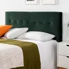 Image de TÃªte de lit napoles 160x100 verte en velours