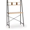 Image de Bureau Blanca Noir, 1 Étagère, Style Industriel, 83 Cm Longueur
