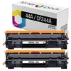 Image de Lot de 2 toners cf244a 44a compatibles avec hp laserjet pro m15 m15a m15w m16 m16a m16w m17 m17a m17w, hp laserjet mfp m28 m28a m28w
