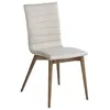 Image de Ãngel CerdÃ¡ - Chaise de salle Ã  manger tapissÃ©e en tissu avec pieds en bois de noyer - Design moderne et Ã©lÃ©gant - Confort et style pour salons, salles Ã  manger et cuisines - 49 x 56 x 90 cm