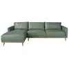 Image de Ãngel CerdÃ¡ - CanapÃ© Chaise Longue Gauche - CanapÃ© 5 Places Chaise Longue - CanapÃ© Modulaire - CanapÃ©s Modernes - ÃlÃ©gance et FonctionnalitÃ© - FabriquÃ© en Cuir - Couleur Vert - 295 x 160 x 90 cm