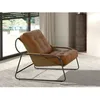 Image de Fauteuil en cuir marron