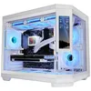 Image de Mars Gaming MC3TCORELCDMW unitÃ© centrale Mini Tower Blanc
