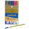Image de Boîte 10 Feutres Fineliner couleurs 0,4 mm