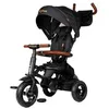 Image de Tricycle Poussette Pour BÃ©bÃ© - Pl Ociotrends - New Rito Star Deluxe - Noir - 32x42x58 Cm - Harnais RembourrÃ© Ã 5 Points