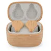 Image de Écouteurs sans fil TWS163 avec design en bois ECO - Bluetooth 5.4 - Technologie ENC