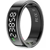 Image de Slimme Ring Orbyt Touch, Touchscreen, Oplaadbasis, Slaap-/Hartslag-/Stappen-/Calorieanalyse, Zwart, Maat 11 (20,8 mm)