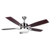 Image de Ventilateur de Plafond avec LumiÃ¨re Obergozo CP 79132 60W ArgentÃ© Marron