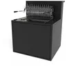 Image de Meuble Support Gril Noir Avec Bar Pour Cuisine Forge Adour