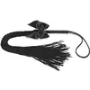 Image de BIJOUX INDISCRETS Lilly - Fouet à Franches, Accessoire BDSM pour Jeu de Couple Erotique, Douces Lanières en Cuir, Noir