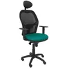 Image de Piqueras Y Crespo Chaise De Bureau Ergonomique Jorquera - Piqueras Y Crespo - Vert - Tissu - Avec Appui-Tête Fixe