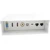 Image de AISENS - A127-0720 - BoÃ®te de jonction audiovisuelle VGA+JACK3.5+2xHDMI+1xUSB-B+1xUSB-C+2xRJ45 Cat.6A STP, Blanc