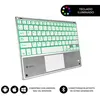 Image de Teclado Compacto Inalámbrico por Bluetooth Subblim SMBT50/ Plata