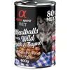 Image de alpha spirit Boulettes de viande 6 x 400 g pour chien