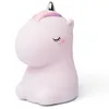 Image de Veilleuse Licorne Rose PailletÃ©e Avec TÃ©lÃ©commande
